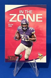 2020 Panini Score Dalvin Cook In The Zone Insert Card Minnesota Vikings SP - Picture 1 of 2
