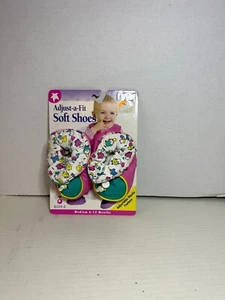 Kids II Baby Medium 6-12 Months Multicolor Cotton Adjustable Elastic Soft Shoes - Picture 1 of 2