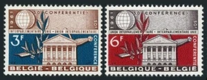 Belgium 570-571, MNH. Michel 1251-1252. Inter parliamentary Union, 1961. Senate. - Picture 1 of 1