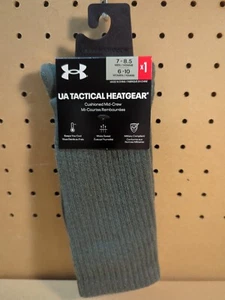 CALCETINES UNDER ARMOUR TACTICAL HEATGEAR Unisex ACOLCHADOS tripulación media militares nuevos - Imagen 1 de 7