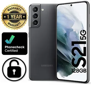 Samsung Galaxy S21 SM-G991U - 128GB - Phantom Gray (Unlocked) - Picture 1 of 6
