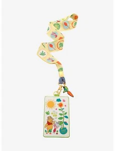 Disney Winnie the Pooh Carrot Charm Lanyard ID Badge Holder NEW - Picture 1 of 2