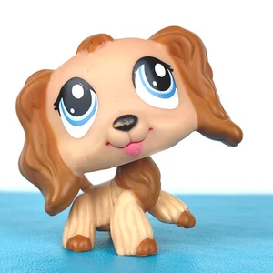 Authentic Littlest Pet Shop #1318  Spaniel Cocker Dog / Original Hasbro LPS - Picture 1 of 4