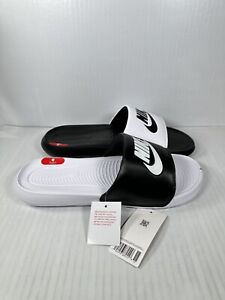 Nike Mens Victori One Mix-Match Slide Sandal Black White DD0234-100 Size 10 NEW