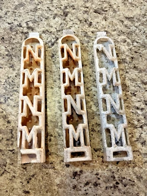 Antique Ceramic Heater Grate Bricks Inserts 8” Architectural Salvage ￼ - Image 1 of 4