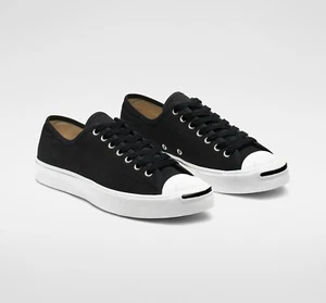 Converse Jack Purcell Classic Shoes Low Top Sneaker Black 164056C US 5-12 - Picture 1 of 7