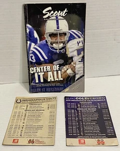 Indianapolis Colts Vs Titans Scout Official Game Day Magazine 10/4/05 & Magnets - Picture 1 of 6