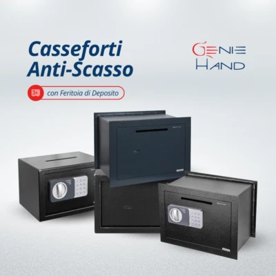 Cassaforte Elettronica Meccanica a Muro o da Mobile Invisibile di Deposito - Immagine 1 di 4
