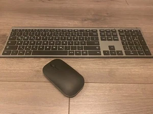 Jelly Comb tastatur maus set kabellos grau/schwarz - Photo 1/2