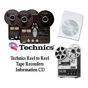 Technics RS reel to reel tape recorder owners instruction service manual cdr - Picture 1 of 3