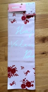 Happy Valentine's Day rosa Outdoor Flagge 12 x 18 cm, neu - Bild 1 von 4