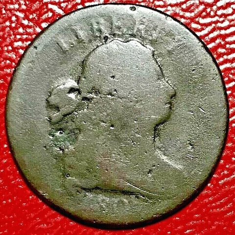 1808 DRAPED BUST HALF CENT Cover