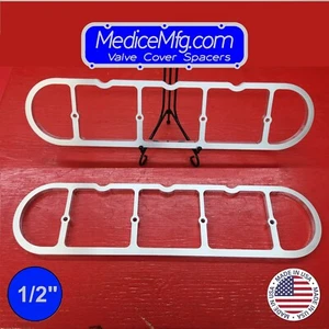 VALVE COVER SPACERS 1/2" Inch GM Chevrolet LS (4.8L, 5.3L, 6.0L) 4800 5300 6000 - Bild 1 von 4