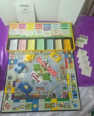 Monopoly Los Simpson Versión Parker Brothers Juego de Mesa 2001 Foto 1 de 4