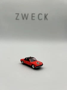 Schuco Modell Recaro VW-Porsche 914 Orange with Light NO. 826/827 1/66 LOOSE - Picture 1 of 8