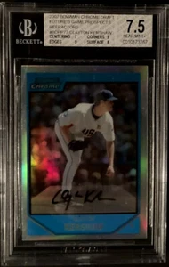 2007 Bowman Chrome Clayton Kershaw Refractor RC  Graded 7.5 - Picture 1 of 2