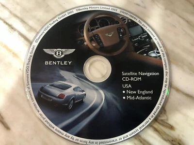 2004 2005 2006 BENTLEY CONTINENTAL NAVIGATION CD COVERS NEW ENGLAND MID ATLANTIC - Image 1 of 4