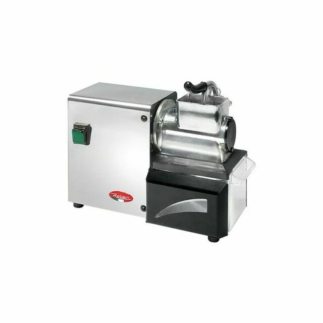 Reber N. 3-200W Grattugia Professionale in Acciaio - Nero/Argento (10053 N)