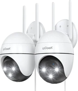 ieGeek 5MP Telecamera di Sorveglianza Esterno IP Camera con Visione Notturna, Rilevamento Movimento - Foto 1 di 11