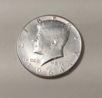 Stati Uniti mezzo dollaro Kennedy 1964 argento  - Immagine 1 di 3