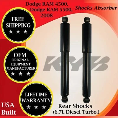 Amortiguadores traseros originales KYB para Dodge Ram 4500/5500 2008 garantía de por vida Foto 1 de 4