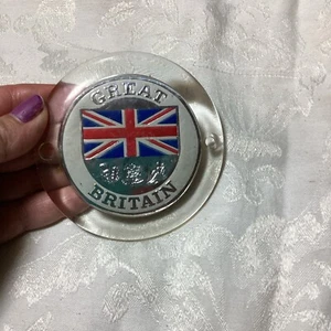 Vintage Grille Badge Great Britain - Picture 1 of 4
