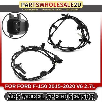Sensor de velocidad de rueda ABS trasero izquierdo y derecho 2 piezas para Ford F-150 2015 2016 2017 2020 Foto 1 de 4