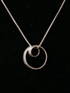 Collar Colgante de Amistad de Plata Esterlina Único de Colección. ¡Haz una oferta! #480 - Imagen 1 de 10