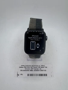 Apple Watch SE - 40mm - Space Gray - Aluminum - (Unlocked) - A2353 - works great - Zdjęcie 1 z 8