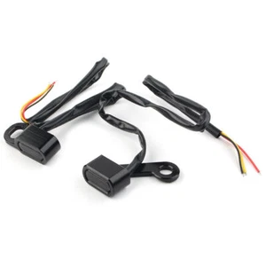 For Harley Softail 2015-21 Handlebar Mini LED Turn Signal Indicator Light Amber - Picture 1 of 4