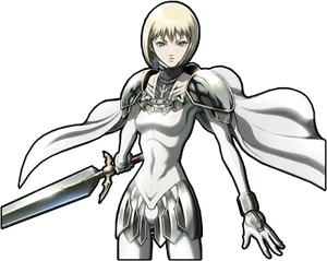 Claymore Anime Car Window Laptop Bottle Decal Peeker Window Sticker 5-6 in - Picture 1 of 7