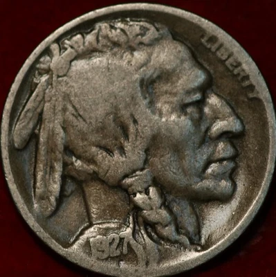 1927-D Denver Mint Buffalo Nickel - Image 1 of 2