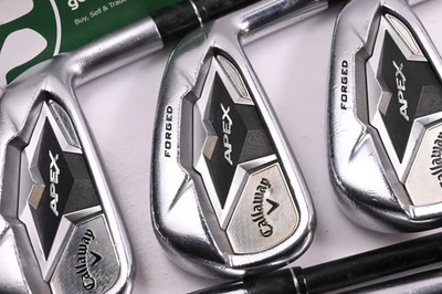 Callaway Apex 19 Irons / 4-9i / Regular Flex KBS TGI 90 Shafts - Image 1 of 4