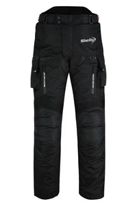 Motorbike Waterproof Cordura Textile Trousers Armours Motorcycle Pants - Picture 1 of 6