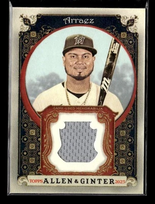 2023 Topps Allen & Ginter #AGRB-LA Luis Arraez Allen & Ginter Relic Marlins - Image 1 of 2