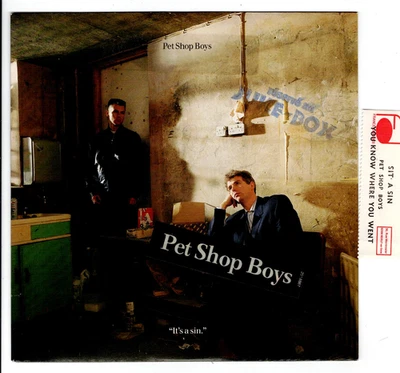 PET SHOP BOYS     It's a sin      Etiquette JUKEBOX      7"  45 tours SP - Photo 1/4