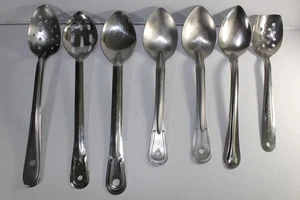 Menge 7 Professionelle Schwere Anzeige Küche Löffel Lot - Bild 1 von 7