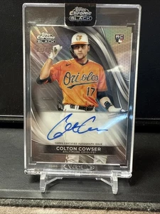 Colton Cowser 2024 Topps Chrome Black Refractor RC Auto /150 CBA-CC - Picture 1 of 2