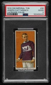 1910 Imperial Lacrosse Tobacco C60 Jos Cattarinich #90 PSA 2 - Zdjęcie 1 z 3