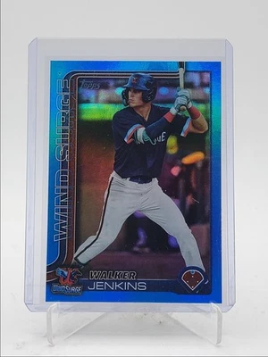 WALKER JENKINS 2025 TOPPS PRO DEBUT BLUE FOIL WIND SURGE /150 Q5547 - Image 1 of 2