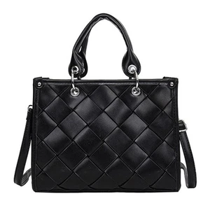 Woven Tote Bag for Women Top Handle Purses and Handbags Shoulder Crossbody Pu... - Picture 1 of 6