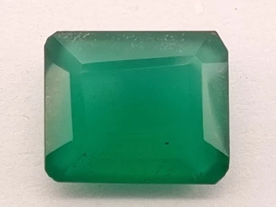 Piedra preciosa suelta de ónix corte esmeralda de 8,14 quilates con certificación EGL natural Foto 1 de 4