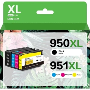 950XL 951XL Combo Compatible for HP Ink Cartridge Replacement HP OfficeJet Pros - Picture 1 of 6