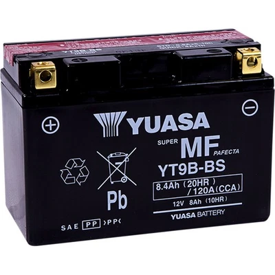 Yuasa Battery YT9B-BS Maintenance Free YUAM629B4 Foto 1 de 3