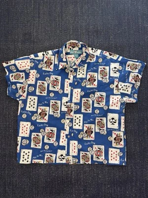 Camisa con botones Big Dogs para mujer Lucky Dog talla grande juego casino Vegas póker Foto 1 de 4