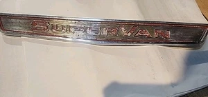 Ford Super Van BZ52 emblema guardabarros vintage 1965 #C5UB8920978 ECONOMOLINE SUPER VAN - Imagen 1 de 3