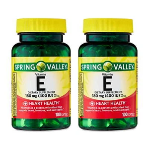 Vitamin E Dietary Supplement Twin Pack 200 Capsules - Picture 1 of 7