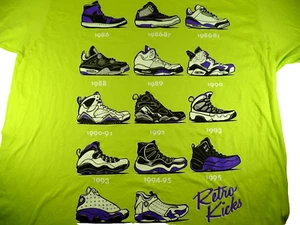 Nike Retro kicks Tee Shirt New w/ Tags Men’s Size X-large XL Sneaker Head Gift - Picture 1 of 3
