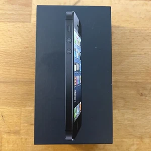 iPhone 5 schwarz 32GB BOX nur mit Handbüchern und Einlagen NUR OVP KEIN HANDY - Bild 1 von 5