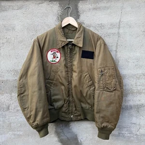 Giacca tanker toppa mohawk sbiadita militare USA anni 80 - Foto 1 di 8